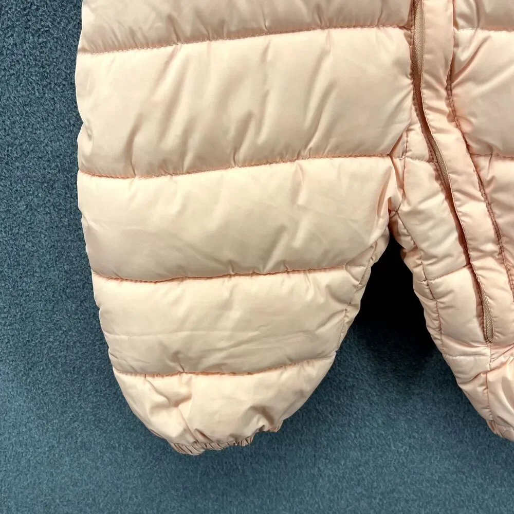 YGM Kids Puffer Bunting Bunny Hooded Winter Snow Suit Infants 9 Salmon‎